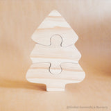 Rompecabezas de árbol de madera