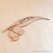 Gumleaf Laser Cut Embellishments: Personalized name tags for weddings or gifts.