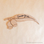 Gumleaf Laser Cut Embellishments: Personalized name tags for weddings or gifts.