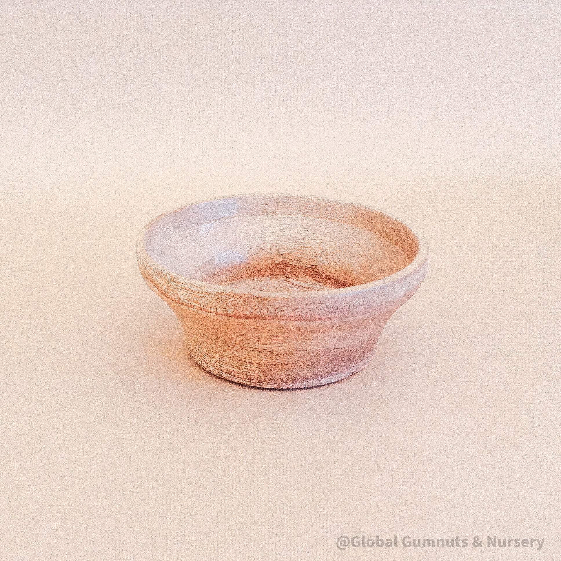 Campfour Laurel Wood Catch-All Bowl: Artisan-crafted catch-all bowl with natural wood grain.