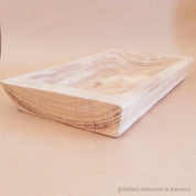 Raised Rectangle Wooden Tray: Rectangular wooden tray designed for sensory or play setups.