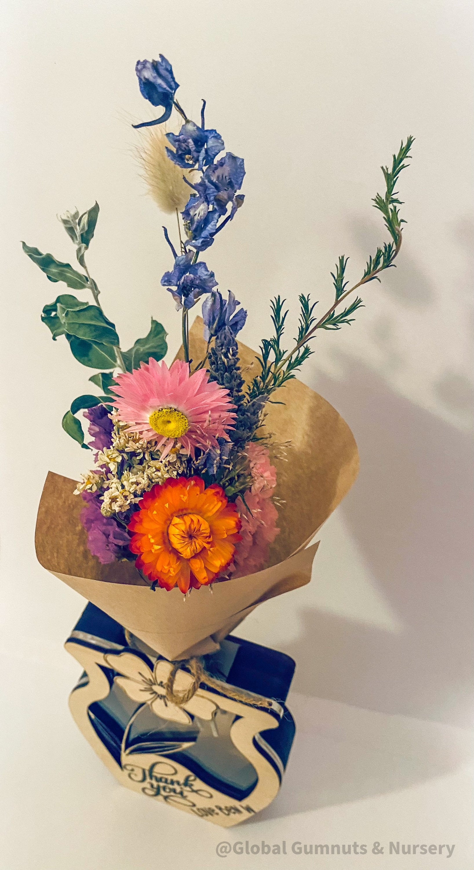 Dried Flower Posies: Organic dried flowers for craft or decorative purposes.