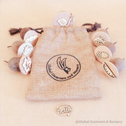 Flamingo Fun Stamp Set: 7-piece nature-inspired stamp set with a flamingo theme.