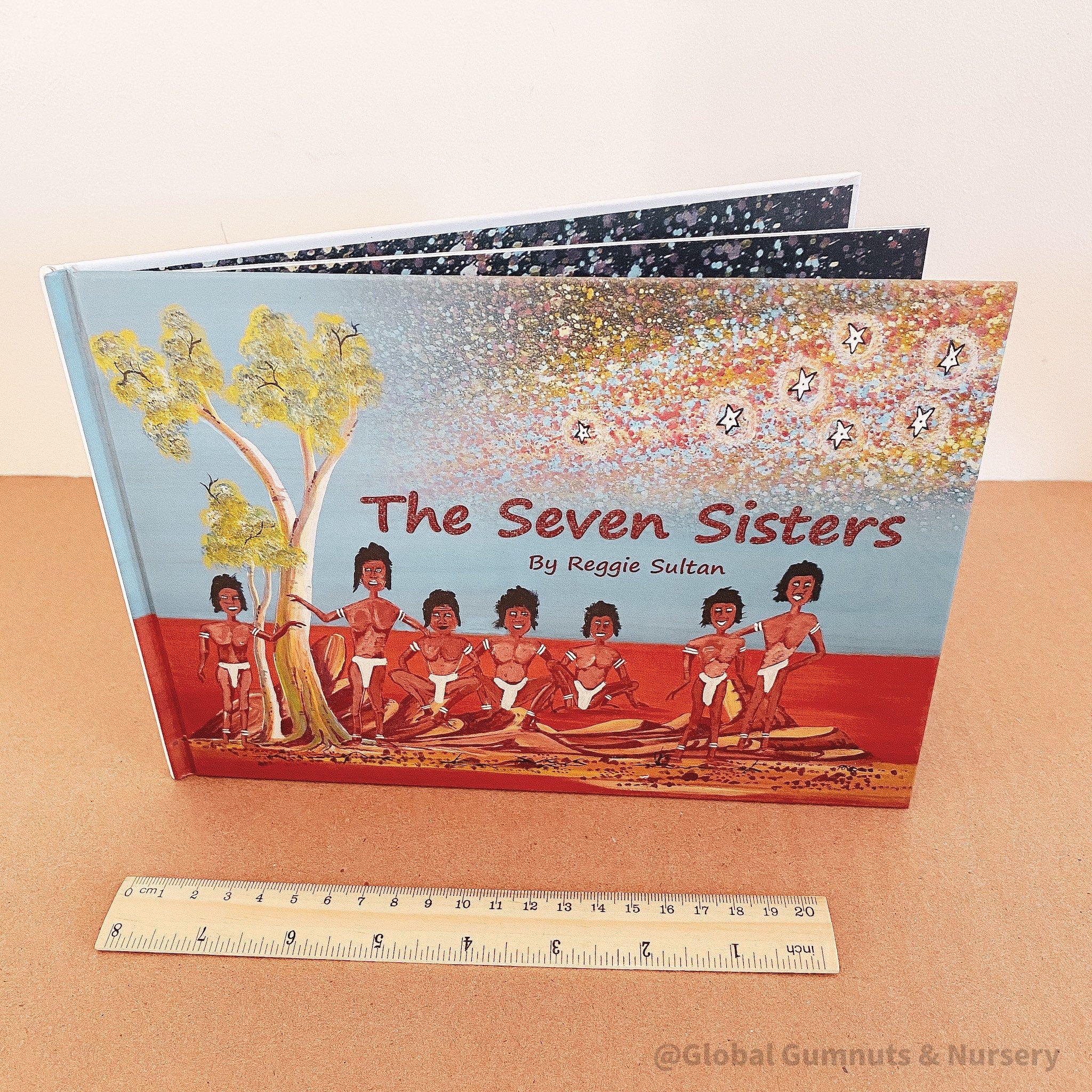 The Seven Sisters, a magical journey with wooden stars and Indigenous dreamtime stories.