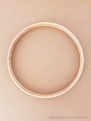 Round mobile wooden baby mobile (18cm), a DIY knitting loom for crafts and baby decor.
