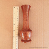 Grand vase en bois noir