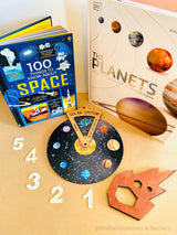 Solar System Planets Spinner Dial with Viewer Window