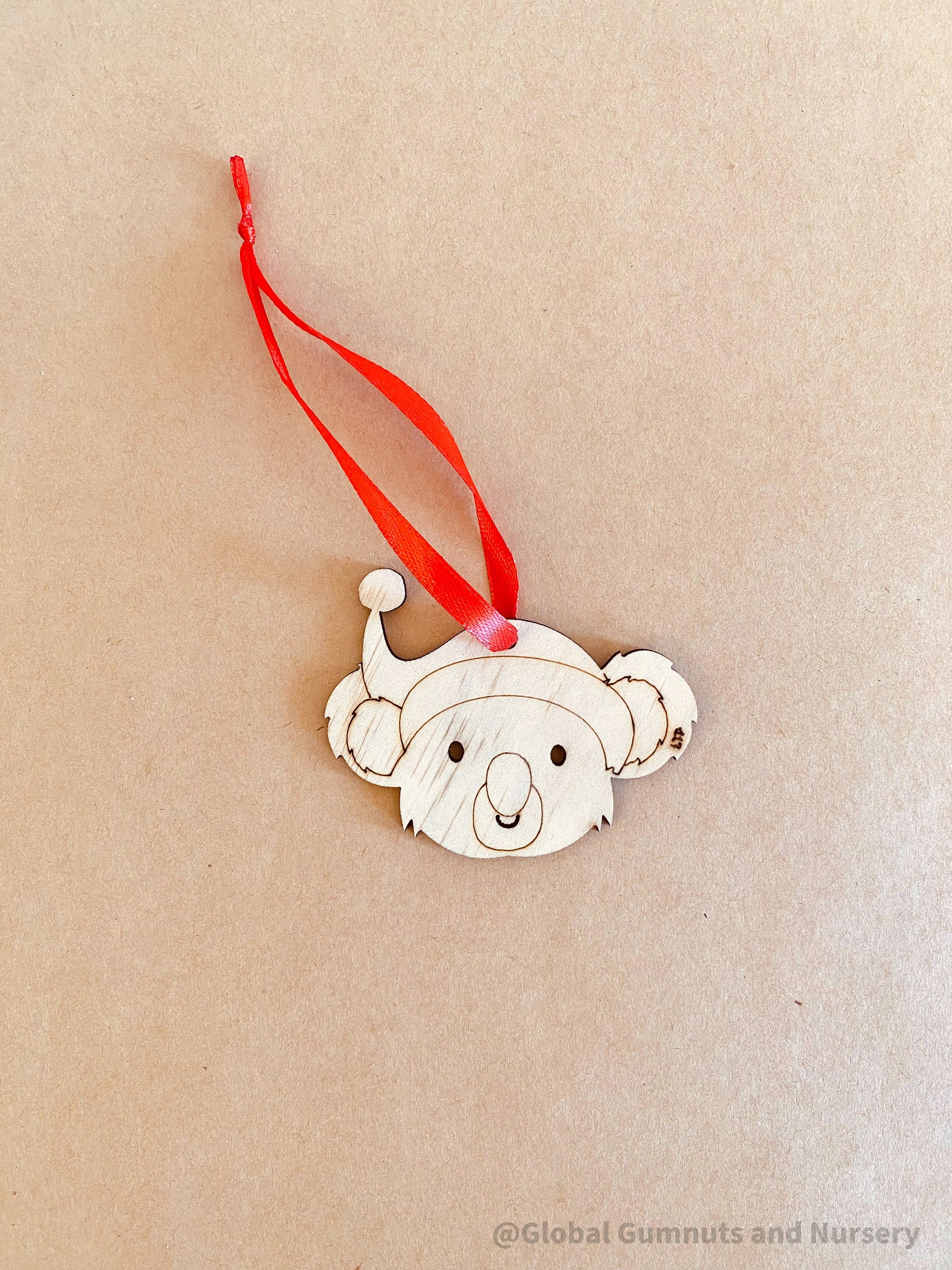 Australian animal Christmas ornaments, available as a set of 3 or individually. Handcrafted for a festive touch.