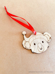Australian animal Christmas ornaments, available as a set of 3 or individually. Handcrafted for a festive touch.