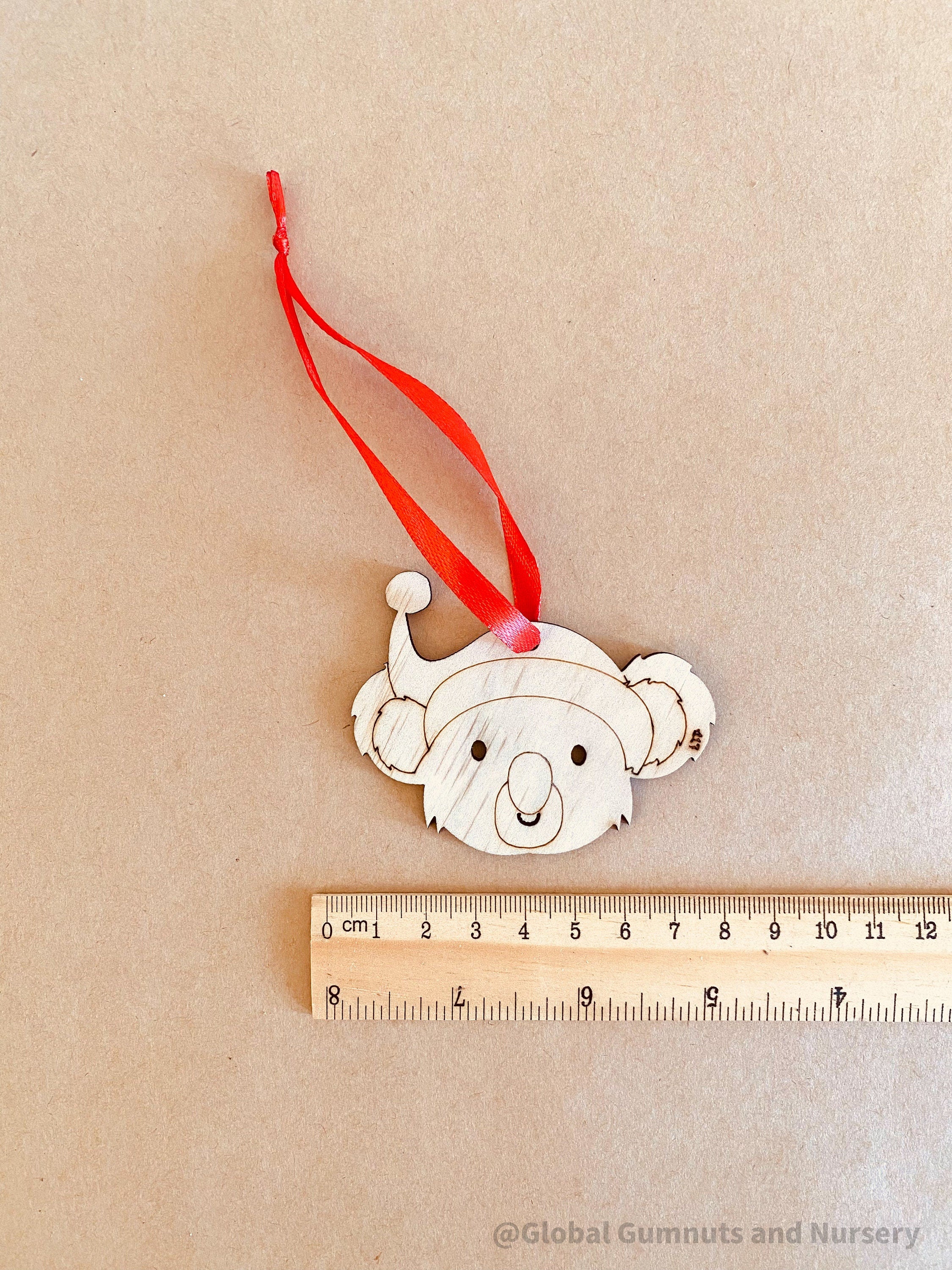 Australian animal Christmas ornaments, available as a set of 3 or individually. Handcrafted for a festive touch.