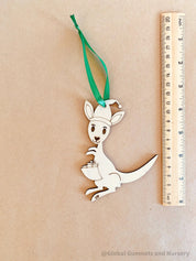 Australian animal Christmas ornaments, available as a set of 3 or individually. Handcrafted for a festive touch.