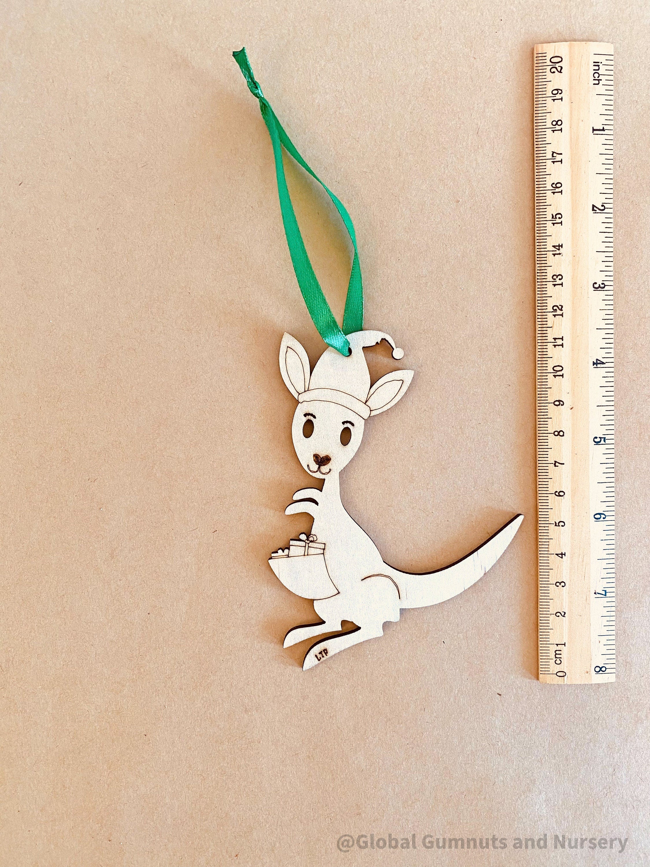 Australian animal Christmas ornaments, available as a set of 3 or individually. Handcrafted for a festive touch.