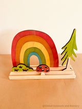 Rainbow Adventure Story Scene Set