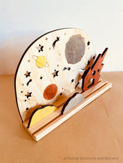 Space Story Stage: Space adventure play set with planets and stars.