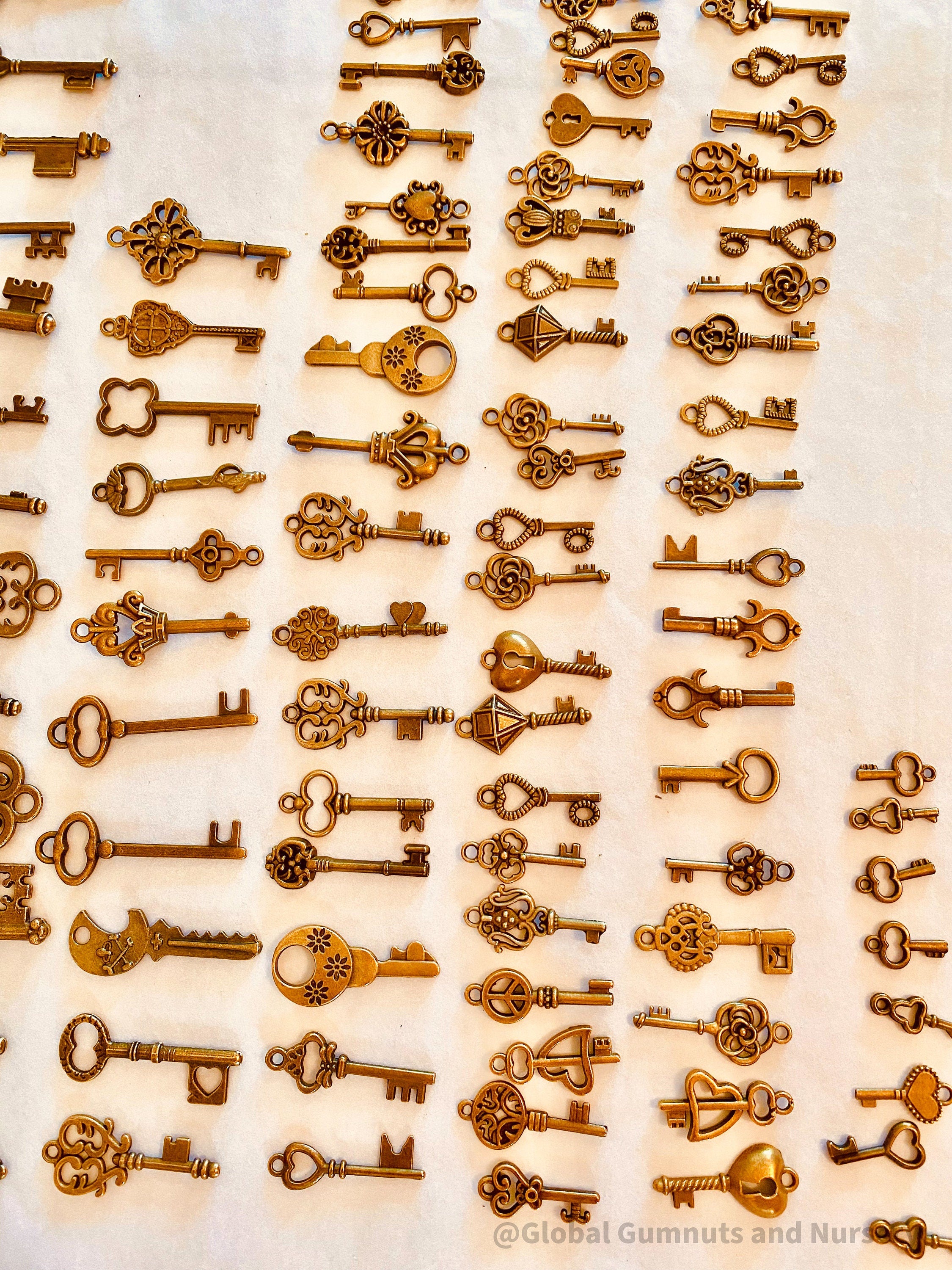 Golden Keys: Decorative Santa, fairy, and elf keys for storytelling or holiday fun.