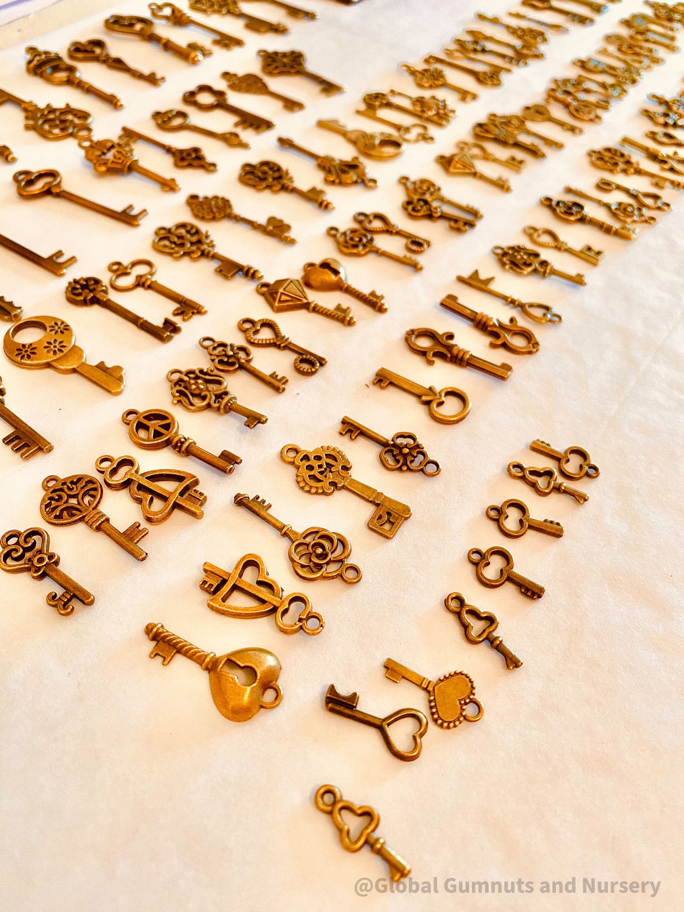 Golden Keys: Decorative Santa, fairy, and elf keys for storytelling or holiday fun.