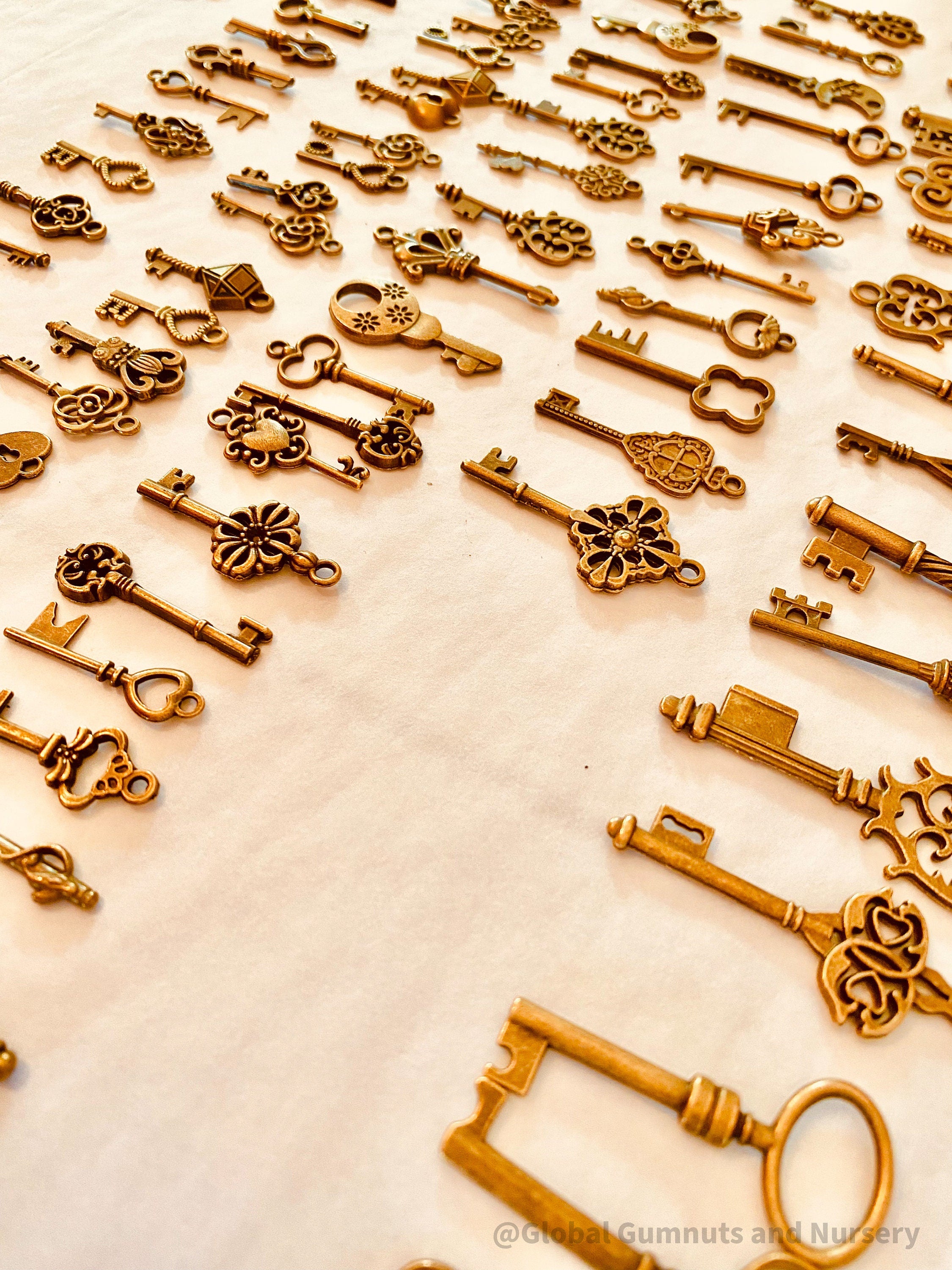 Golden Keys: Decorative Santa, fairy, and elf keys for storytelling or holiday fun.