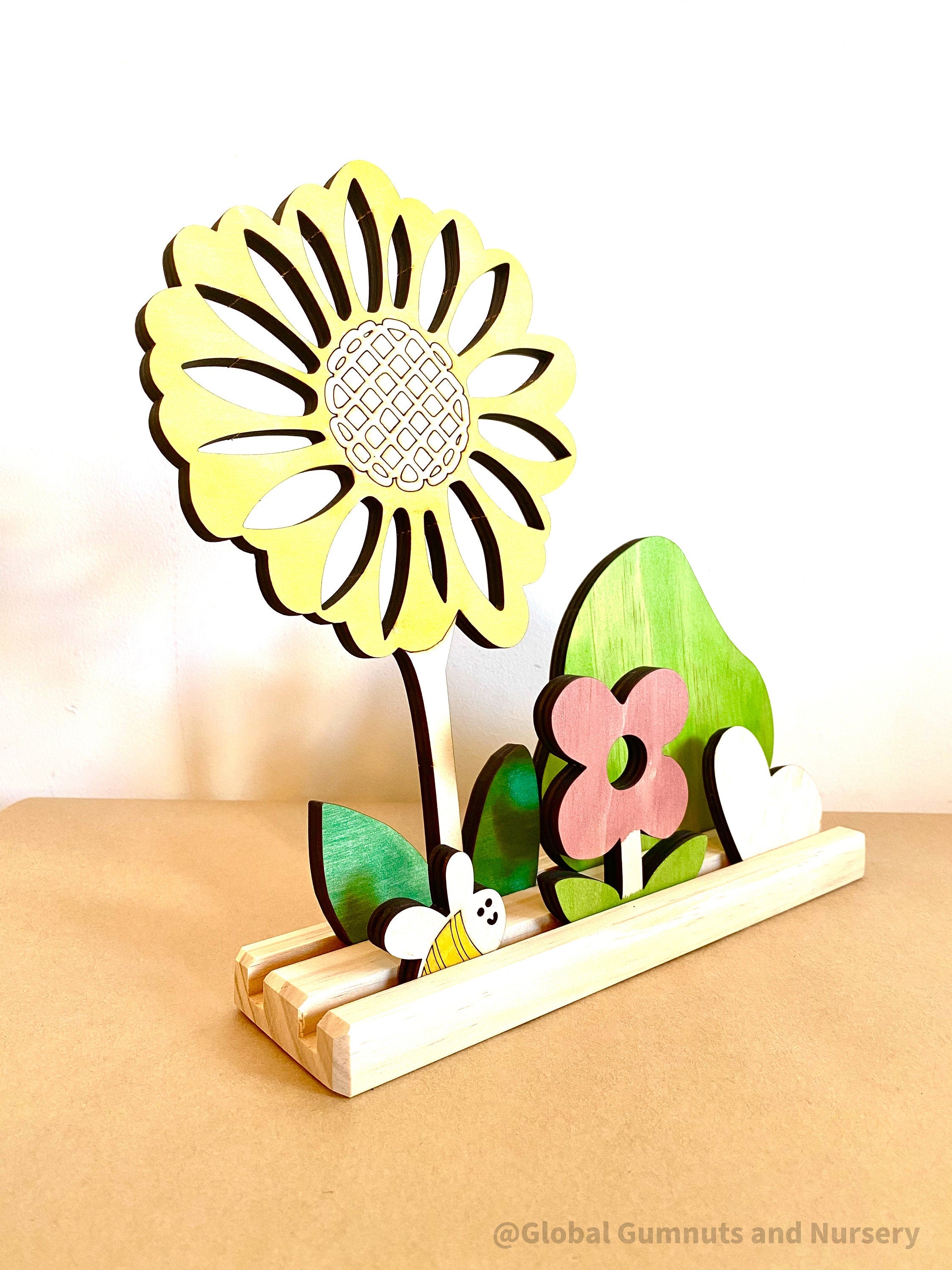 Sunflower Garden Story Stage Collection: Storytelling set with a garden theme for small-world adventures.