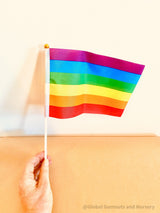 Conjunto de banderas arcoíris del orgullo