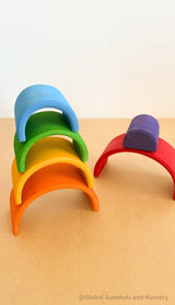 Colourful Wooden Rainbow