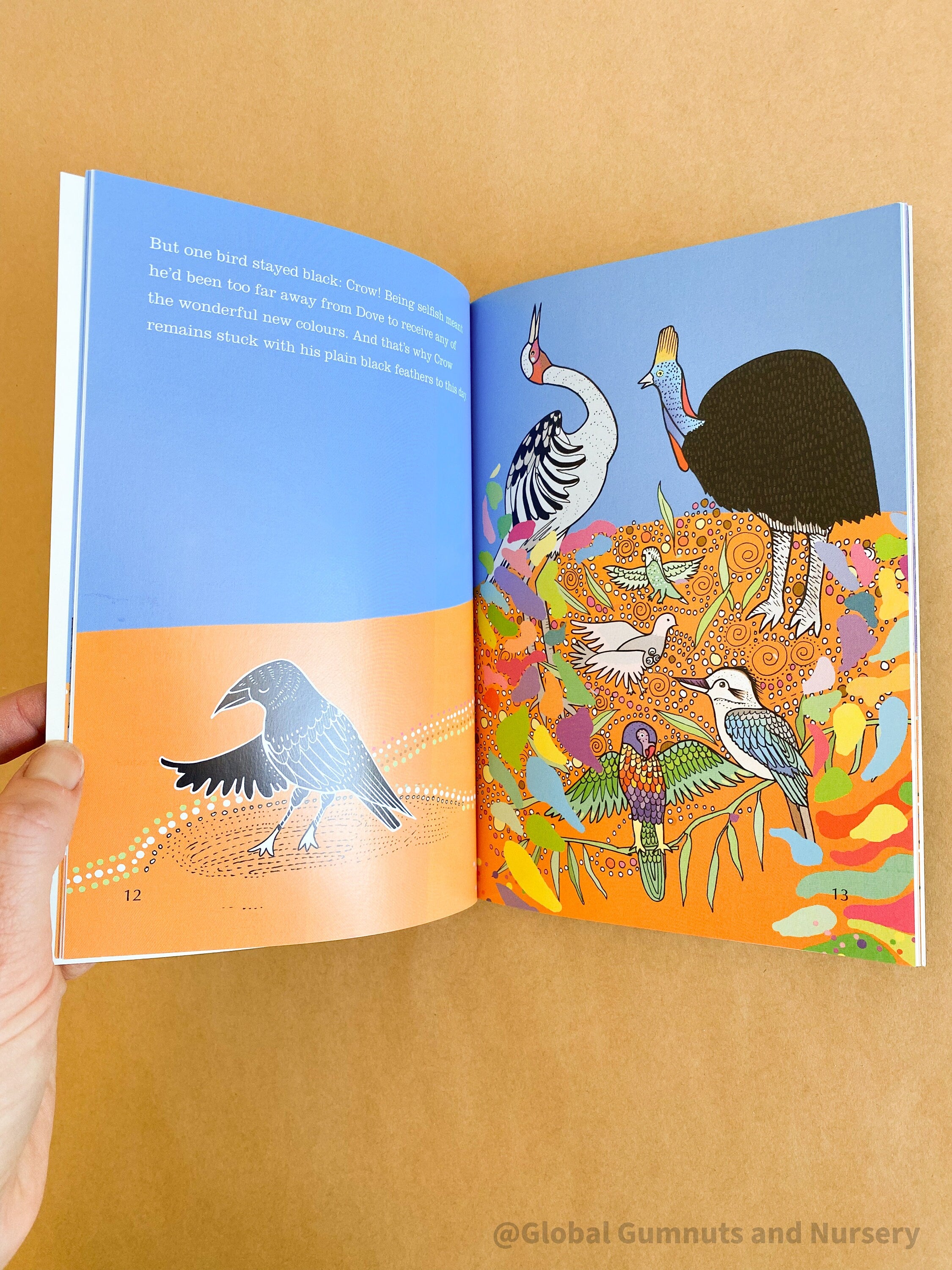 "How the Birds Got Their Colours," a compilation of three Dreamtime stories celebrating Indigenous culture.
