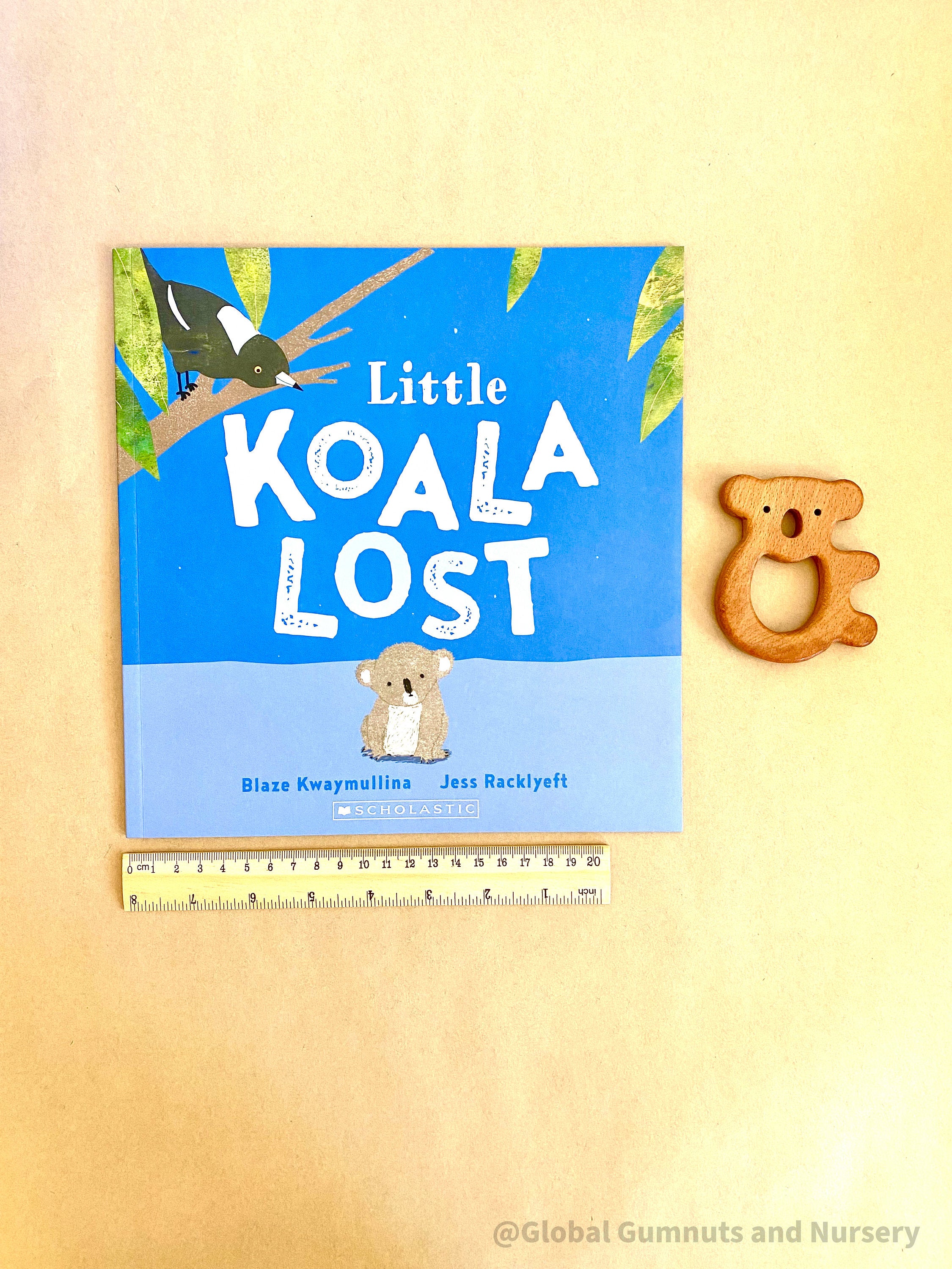 Little Koala Lost Book & Wooden Koala Piece: Storybook with a wooden koala to engage in counting adventures.