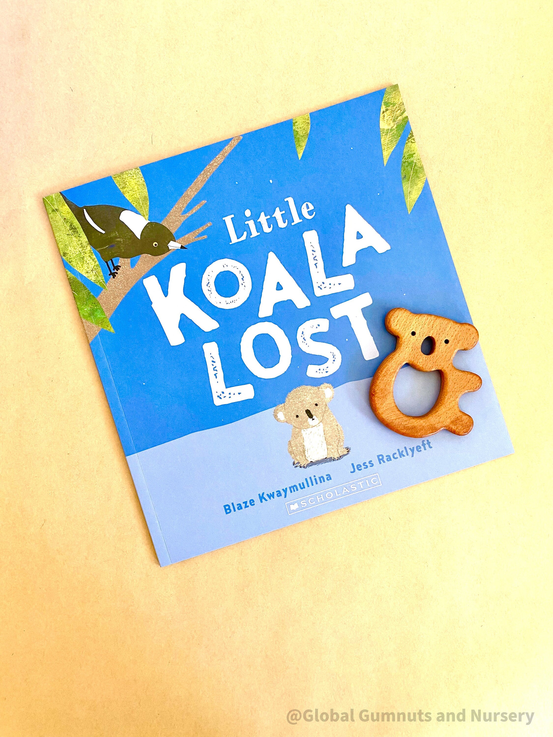 Little Koala Lost Book & Wooden Koala Piece: Storybook with a wooden koala to engage in counting adventures.