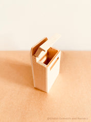 Mail Box – Wooden Fairy Garden: Tiny wooden mailbox for fairy gardens or dollhouses, enhancing imaginative play and whimsical setups.