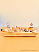 Juego de 11 figuras de plástico de explorador espacial