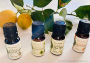 Mandarin Essential Oil: 10ml bottle of pure Australian mandarin essential oil.