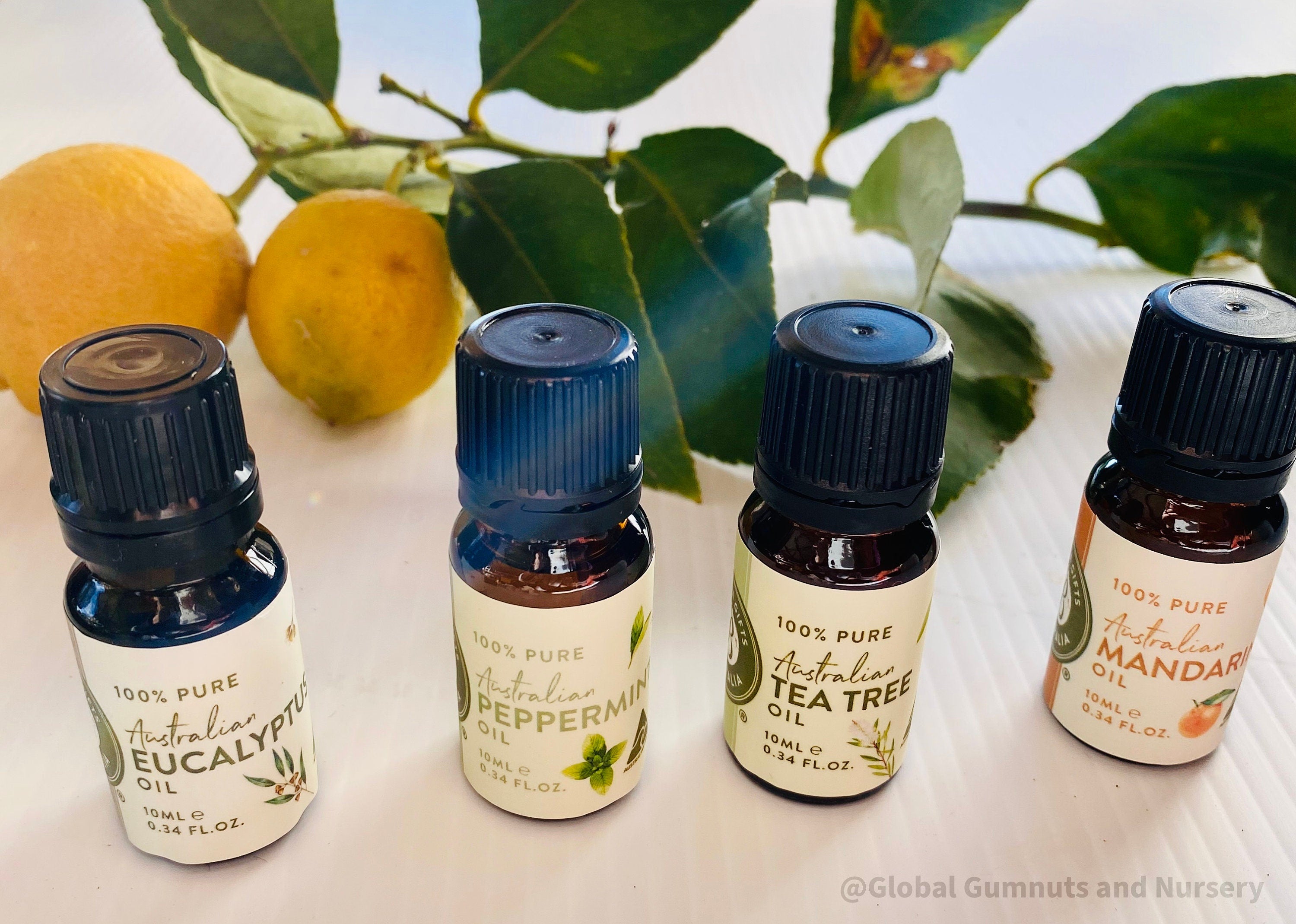 Mandarin Essential Oil: 10ml bottle of pure Australian mandarin essential oil.