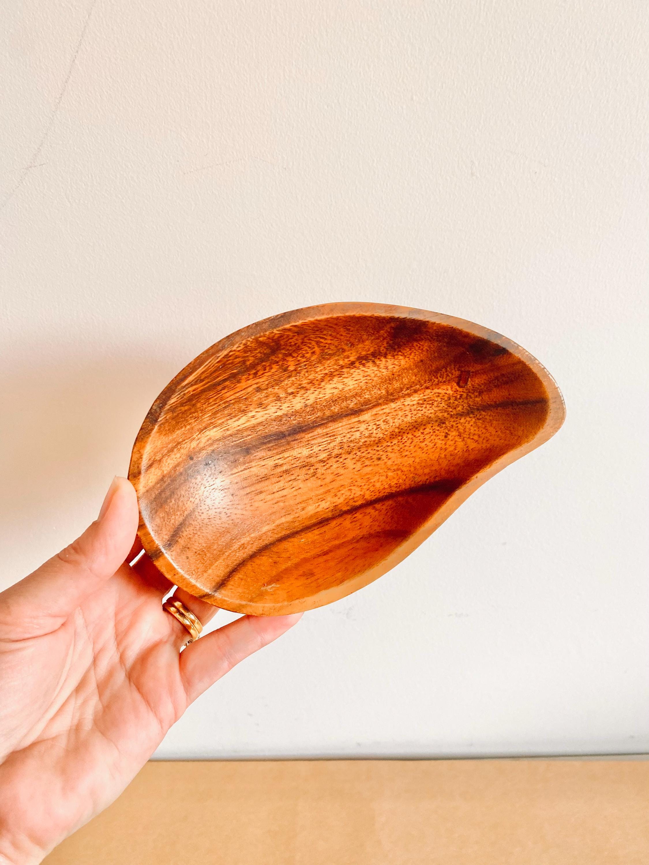 Three Compartment Wooden Tray: Wooden tray with three sections for organizing materials.