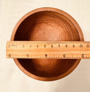 Jarrah Wood Trinket Bowl: Handcrafted trinket bowl with rich Australian Jarrah wood.