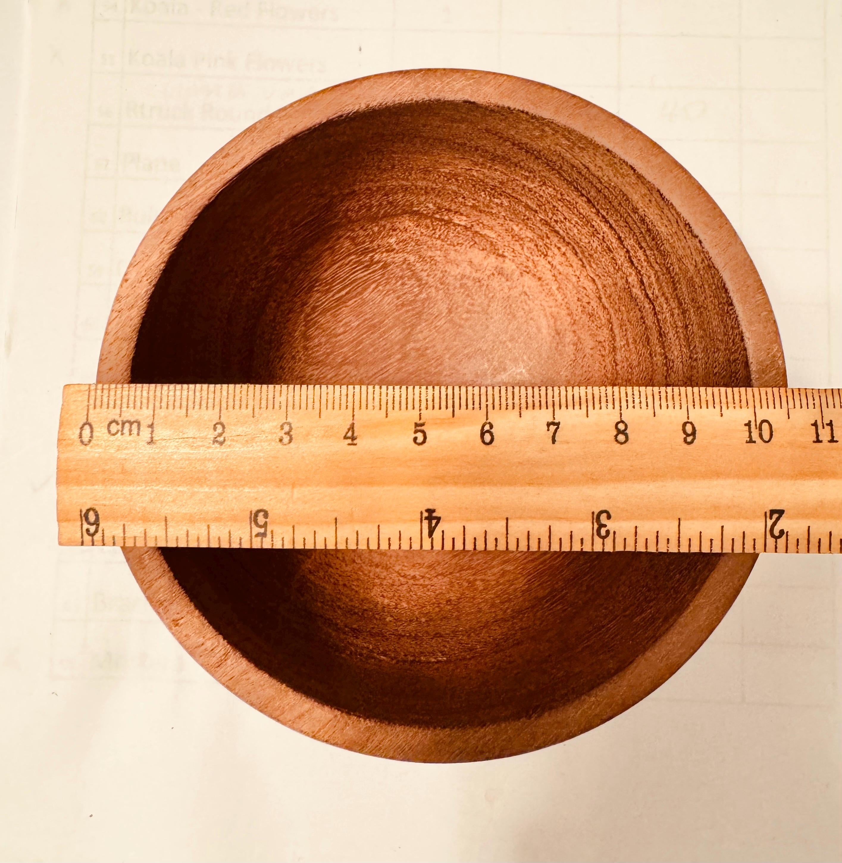 Jarrah Wood Trinket Bowl: Handcrafted trinket bowl with rich Australian Jarrah wood.