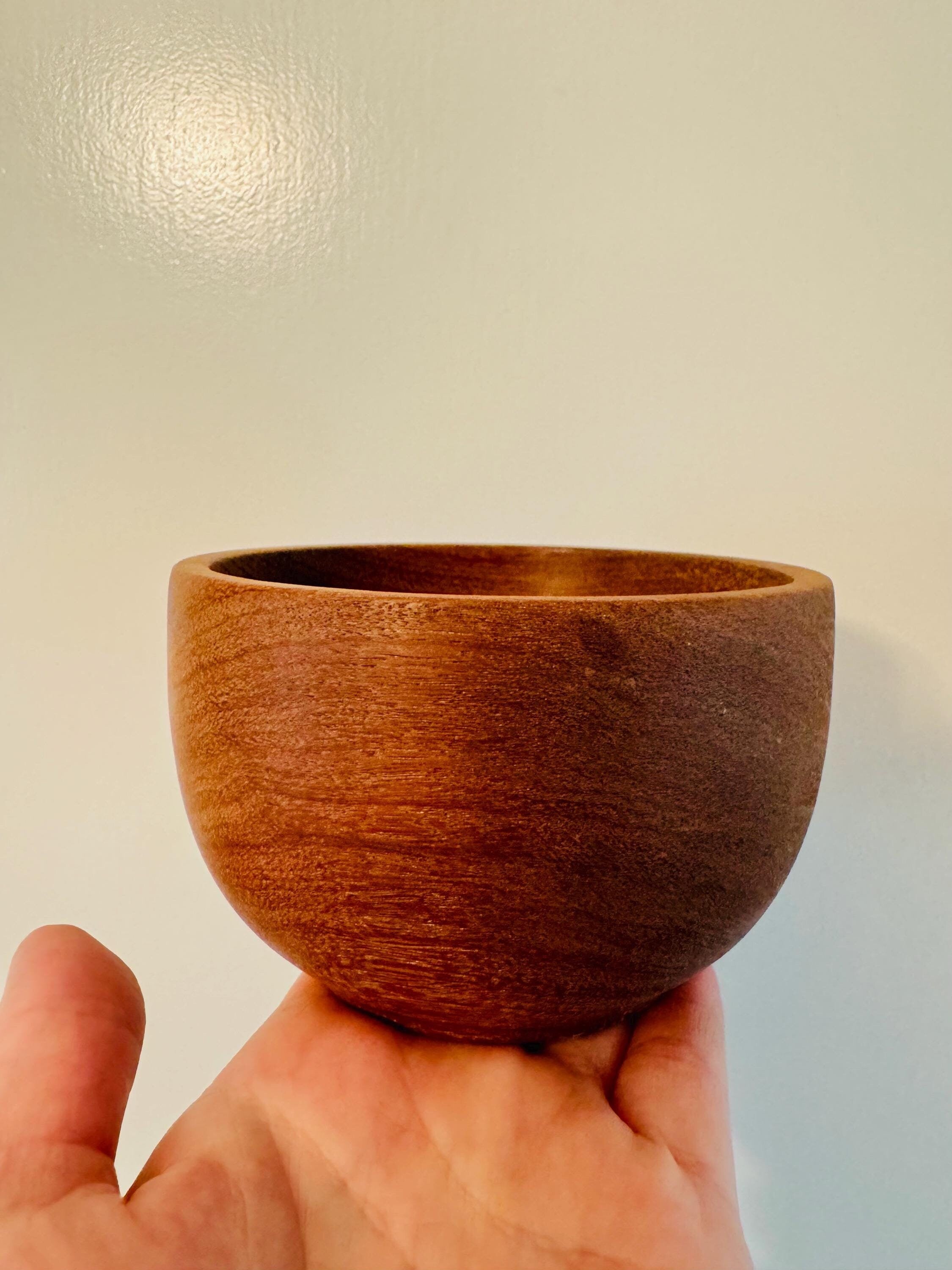 Jarrah Wood Trinket Bowl: Handcrafted trinket bowl with rich Australian Jarrah wood.