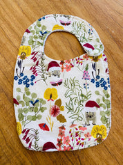Handmade Wombat Bibs: High-quality handmade bibs featuring a cute wombat design.