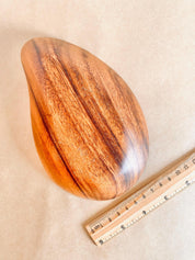 Three Compartment Wooden Tray: Wooden tray with three sections for organizing materials.