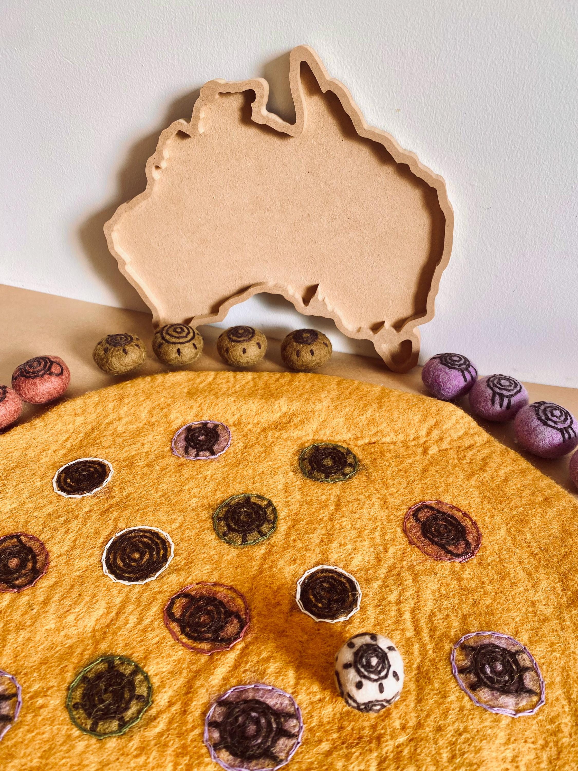 Fun and educational Aboriginal Symbol Game, suitable for all ages to learn and explore Indigenous Australian art and culture.
