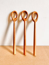 Varita de burbujas de teca