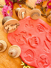 Unicorn Adventures Gumnut Stamps: Eight-piece unicorn-themed stamp set.
