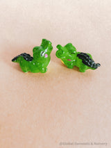 Mini figurine de crocodile en résine