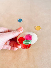 Magnetic wooden eggs, combining fun and educational playtime with a solid wood design.
