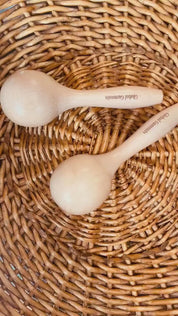 Natural Wooden Maracas (1 Or Set)